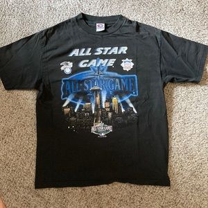 VTG Seattle mlb all-star game t shirt men’s large black graphic print  true fan